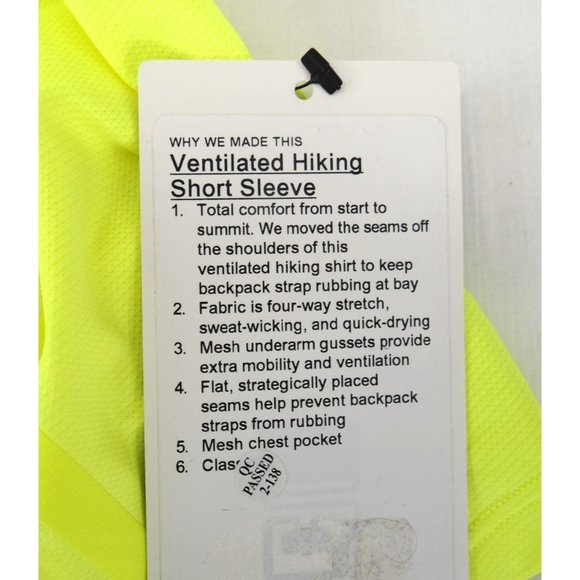 NWT Lululemon Ventilated Hiking Shirt | sz M, L/S, HIYE - Picture 4 of 7